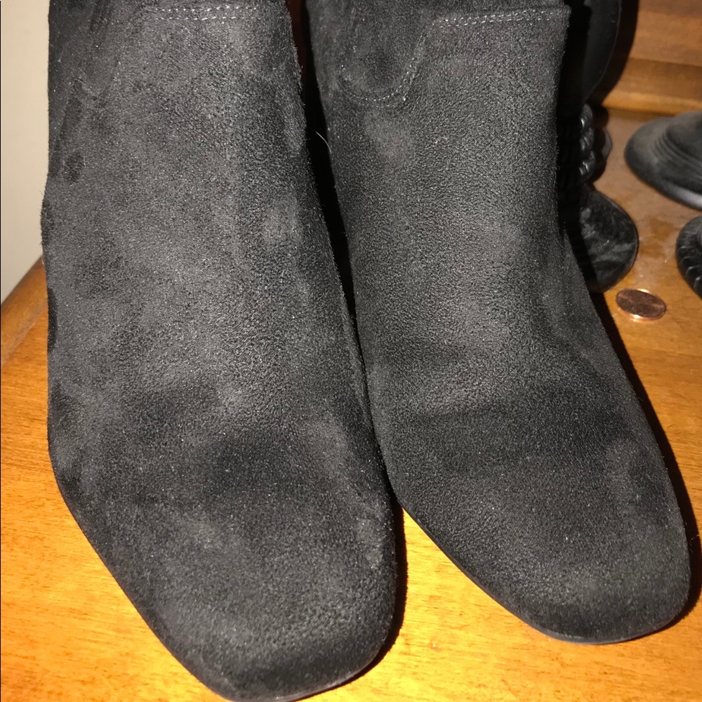 Black Suede Ankle Boots
